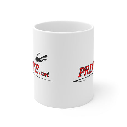 Large PRDIVE Logo Ceramic Mug 11oz