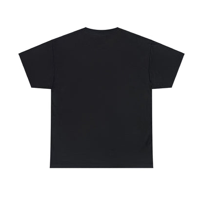 Dark Colored Unisex Heavy Cotton Tee With Logo