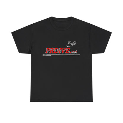 PR Dive Sites Dark Colored Unisex Heavy Cotton Tee With Logo