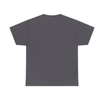 Dark Colored Unisex Heavy Cotton Tee With Logo